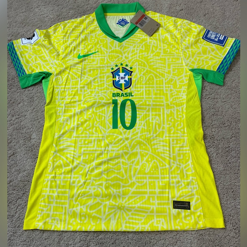 Neymar jr Brazil jersey 2024 copa America L